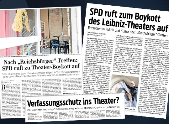 Berichte über die Werbeagentur Schulz-Design in der HAZ und NP Hannover